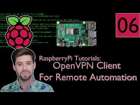فیلم را به آموزش سرور PiVPN من در مورد چگونگی تنظیم Pi برای وصل کردن خودکار + پیگیری کنید تا بتوانید در pi از راه دور ssh کنید