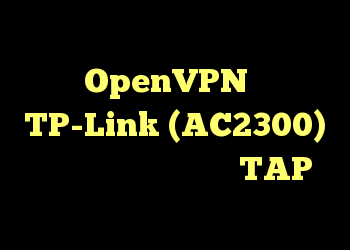آیا با استفاده از OpenVPN در TP-Link (AC2300) ، آیا امکان استفاده از TAP وجود دارد؟